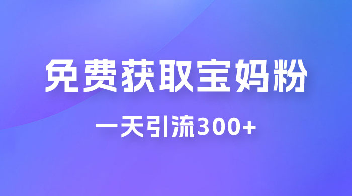 免费玩转获取宝妈粉，一天引流300+，变现超乎你想象-星云科技 adyun.org