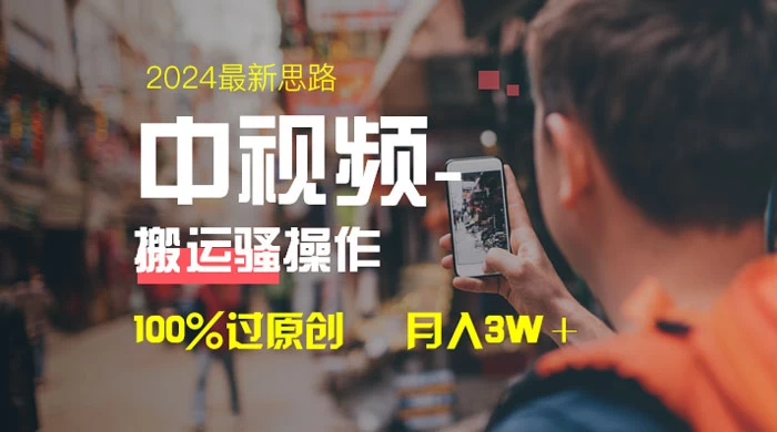 中视频新思路，双重去重 100% 过原创，一键分发多平台变现，简单无脑，日入 1000+-星云科技 adyun.org