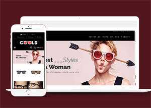 响应式眼镜网上商城HTML5模板-星云科技 adyun.org
