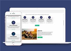 保险公司官方HTML网页模板下载-星云科技 adyun.org