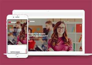响应式教育机构学校HTML5模板-星云科技 adyun.org