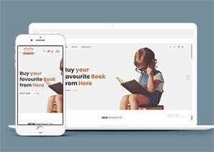 儿童书籍网上商店HTML5模板下载-星云科技 adyun.org