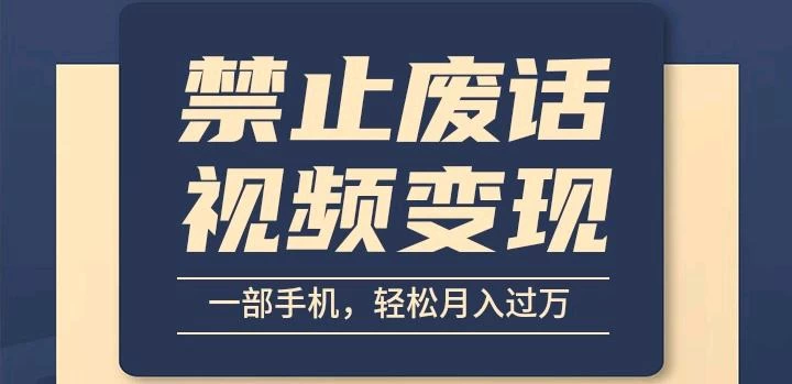 6月最新中视频禁止废话系列视频制作教程，全新蓝海玩法-星云科技 adyun.org