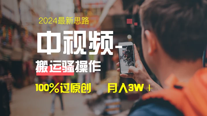 中视频新思路，双重去重100%过原创，一键分发多平台变现，简单无脑，日入1000+-星云科技 adyun.org