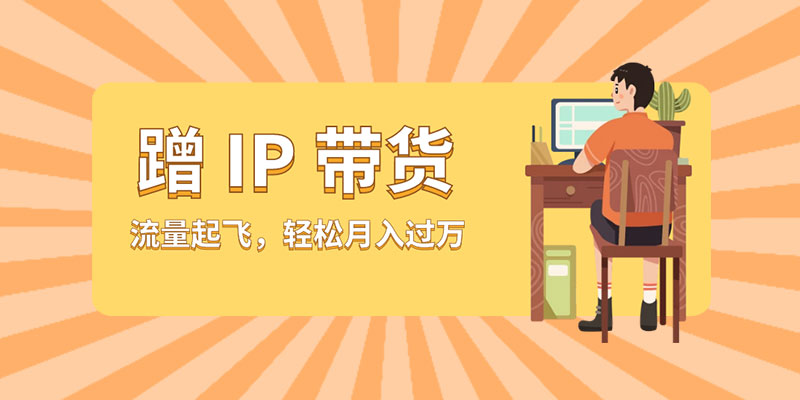 蹭 IP 带货：流量起飞，轻松月入过万-星云科技 adyun.org