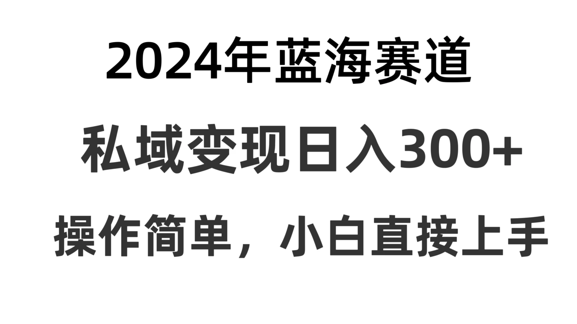 2024抖音蓝海赛道，私域变现日入300+，操作简单，每年只需一小时，纯小白可直接上手-星云科技 adyun.org