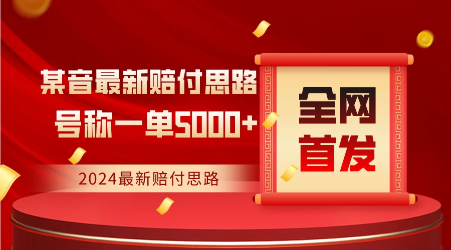 全网首发，2024最新某音赔付思路，号称一单收益5000+-星云科技 adyun.org