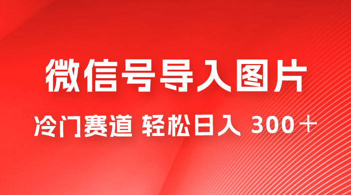 外面收费 66 的将微信号导入图片的教程，可自用或卖教程，一单 66 元，轻松日入 300+-星云科技 adyun.org