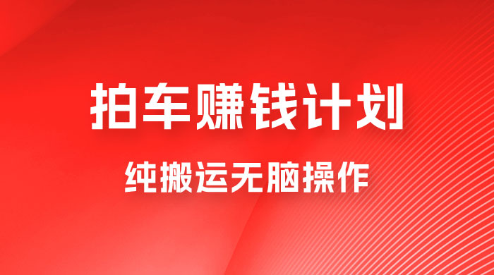 懂车帝拍车赚钱计划，纯搬运无脑操作，只要勤快小白也日入 1000+-星云科技 adyun.org