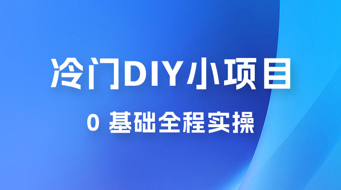 日入几百的冷门 DIY 小项目 0 基础全程实操-星云科技 adyun.org