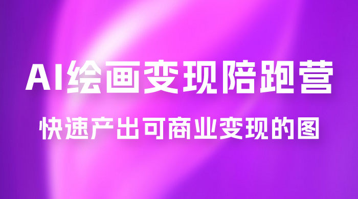 蛮驴 · AI 绘画变现陪跑营，快速产出可商业变现的图-星云科技 adyun.org