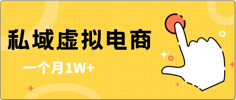 私域虚拟电商，一单50-200，一个月1W+-星云科技 adyun.org