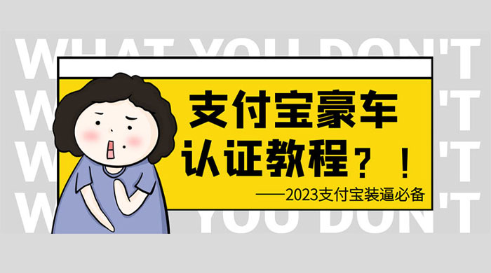 支付宝豪车认证教程：倒卖教程 轻松日入三位数 还有助于提升芝麻分-星云科技 adyun.org