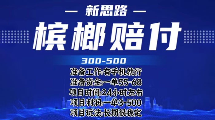 最新外卖槟榔赔付思路：一单收益至少三位数「仅揭秘」-星云科技 adyun.org