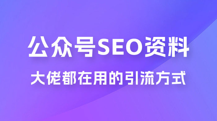 公众号 SEO 虚拟资料，操作简单，日入 500+，可批量操作-星云科技 adyun.org