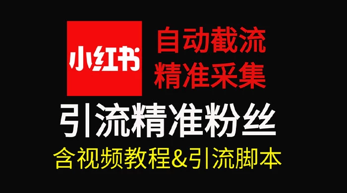 自动截流 99+ 的小红书自动化脚本，小红书头像点赞脚本，日引几十精准粉-星云科技 adyun.org