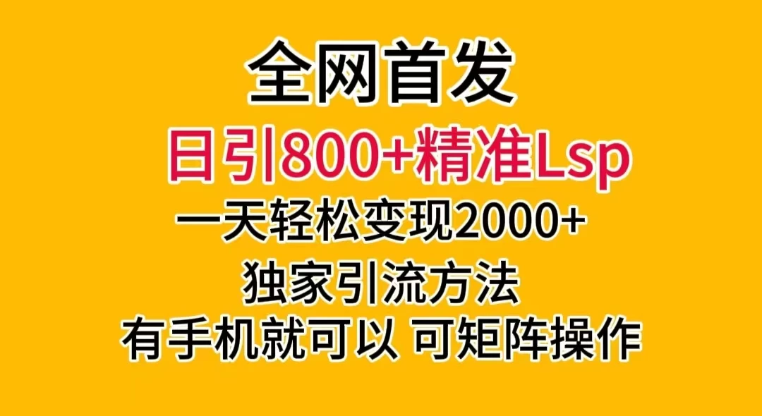 日引 800+ 精准老色批，一天变现 2000+，独家引流方法，可矩阵操作，月入 5W+-星云科技 adyun.org